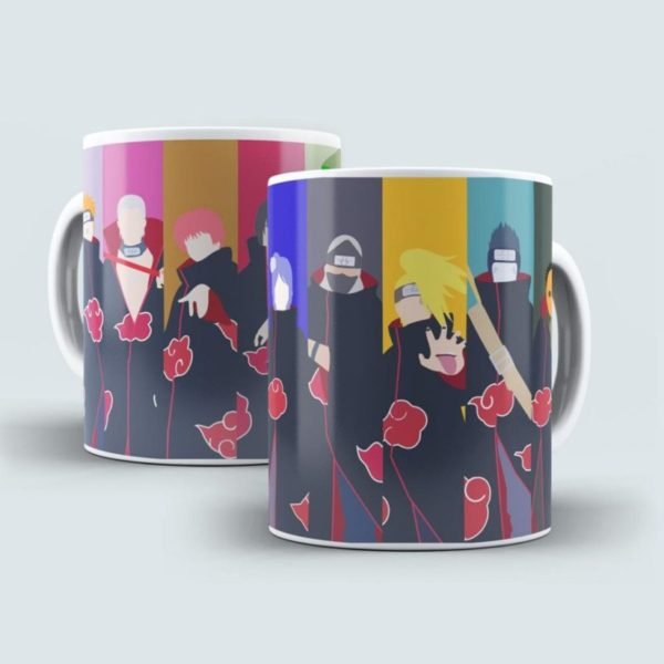 Caneca Naruto Shippuden Akatsuki Atelier Das Canecas